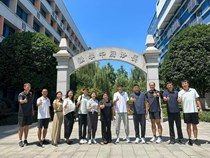 湖南省田径运动管理中心来校考察交流，共探青少年田径人才培养与校地合作新路径