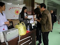 用青春的心，做温暖的事——记校红十字会校运会医疗救护